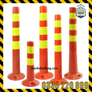 Cọc tiêu giao thông PE có phản quang