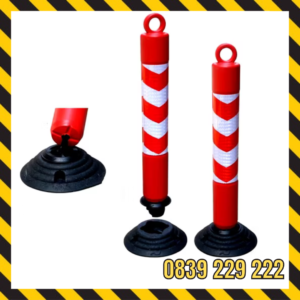 Cọc tiêu phân làn tháo đế