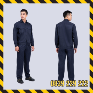 Quần áo bảo hộ tím than