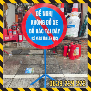 Biển Đề Nghị Không Đỗ Xe Tại Đây