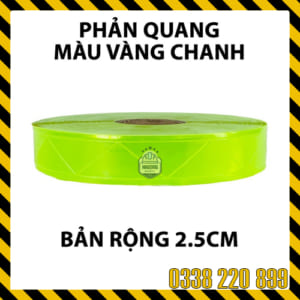 decal phan quang mau vang chanh ban 2.5cm