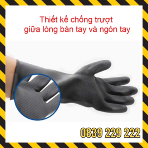Găng tay chống Axit 35cm